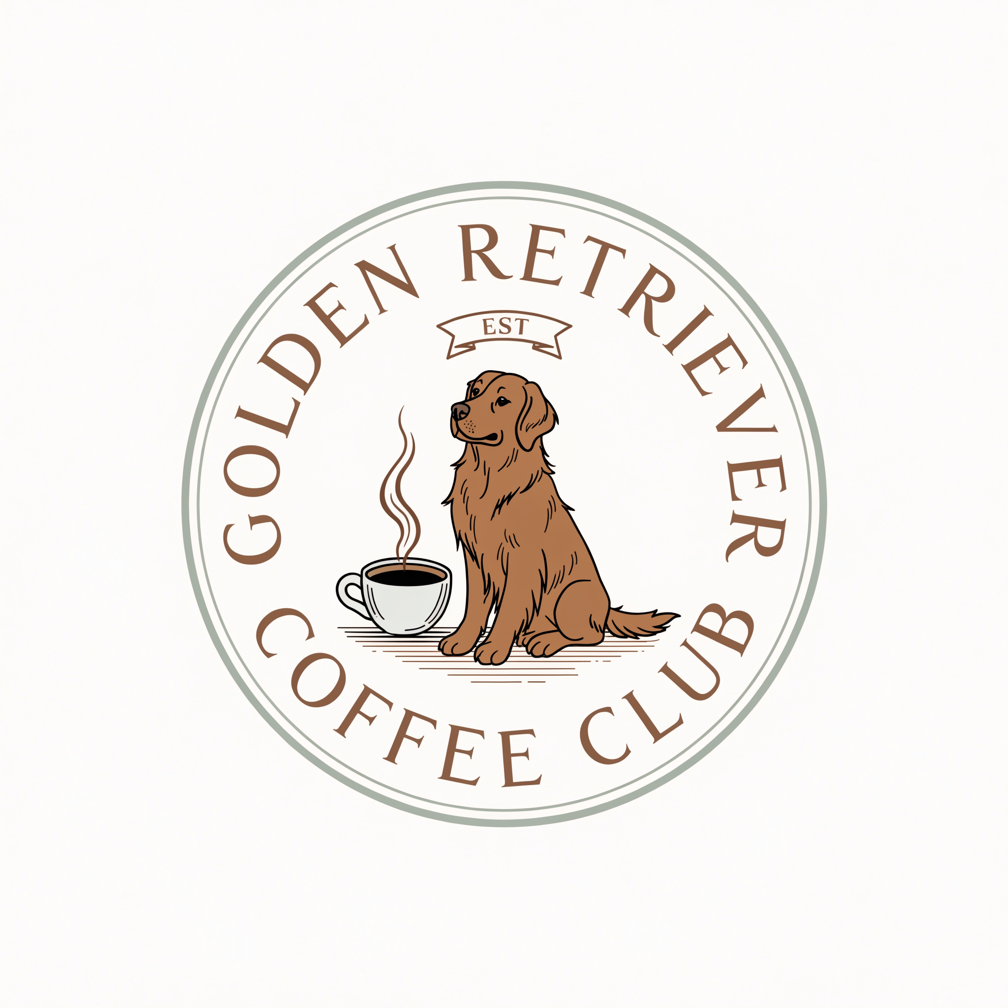 Golden Retriever Coffee Club